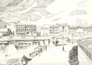 Illustration Canal du Rhône à Sète